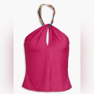 Veronica Beard Akeeva Halterneck Top